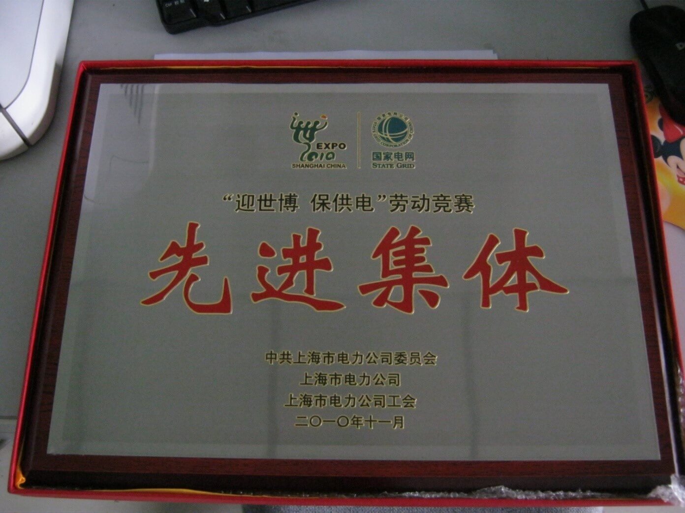 世博供电保障先进集体